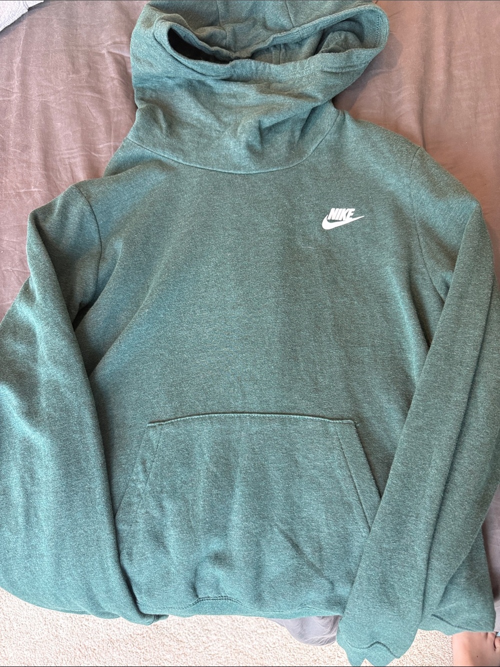 Nike Women's Green Turtleneck Pullover Sweatshirt